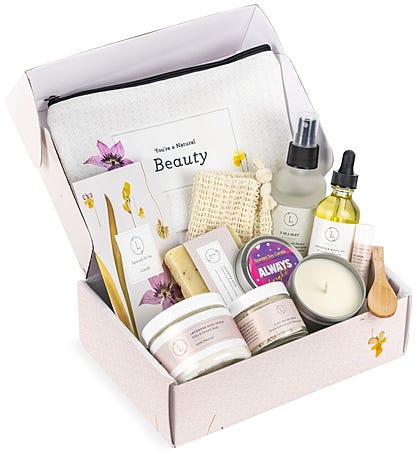 Spa Aromstherapy Gift - Natural Lavender Bath & Body Relaxing Package